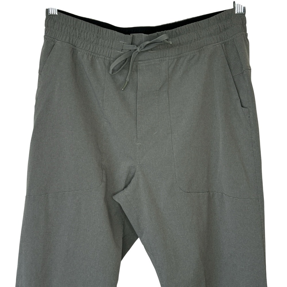 Lululemon ABC Jogger Large Warpstreme Active Gym Travel Stretch Grey Sage M5AJPS - Picture 3 of 7